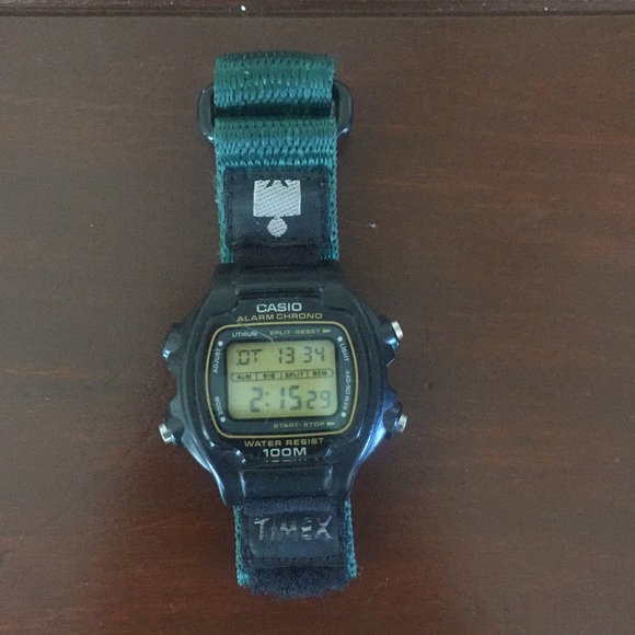 casio velcro watch